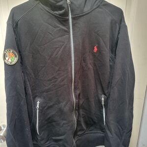 Mens Polo Ralph Lauren Large Contrast Cookie Patch Hooded Insulted Jacket